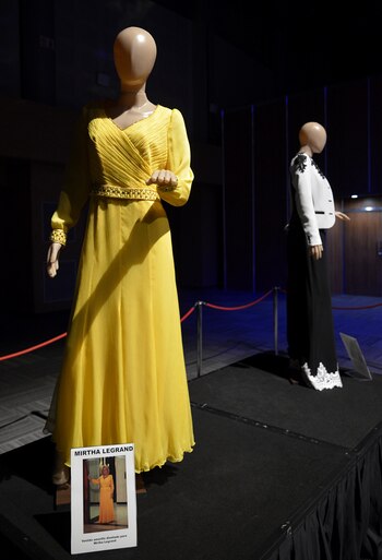 El vestido amarillo que utilizó