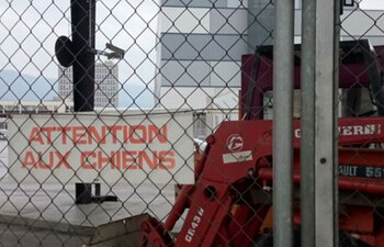 “Cuidado con los perros”, advierte