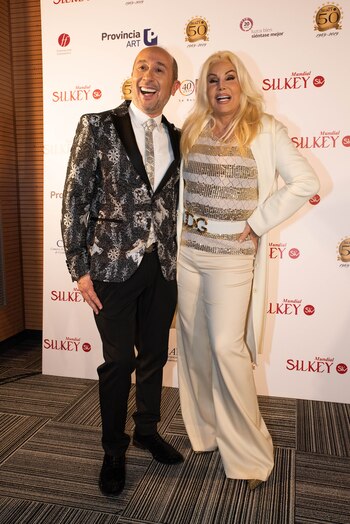 Susana Giménez junto con el