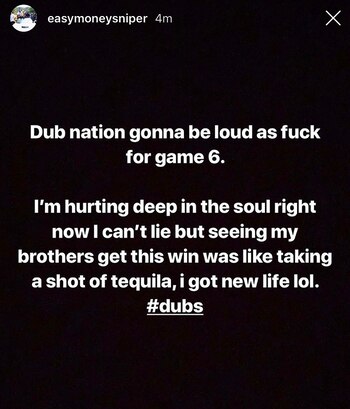 Kevin Durant emitió un mensaje