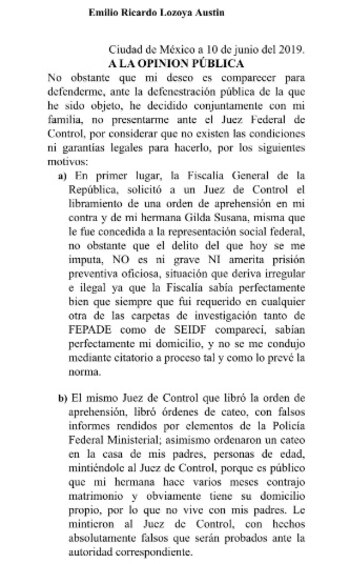 El ex funcionario de Pemex