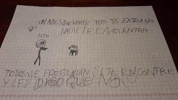 “Un mes sin verte, Tito.