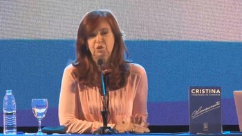 Cristina Kirchner en Santiago del