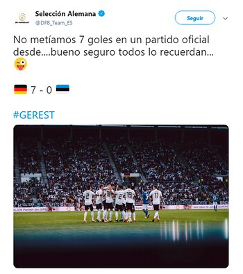 la Selección de Alemania se