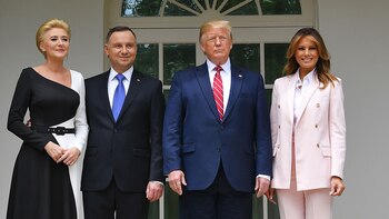 Donald y Melania Trump, y