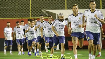La selección argentina se prepara