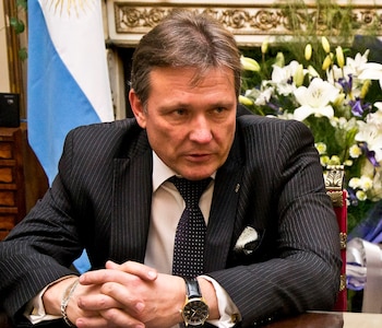 El embajador ruso, Viktor Koronelli,,