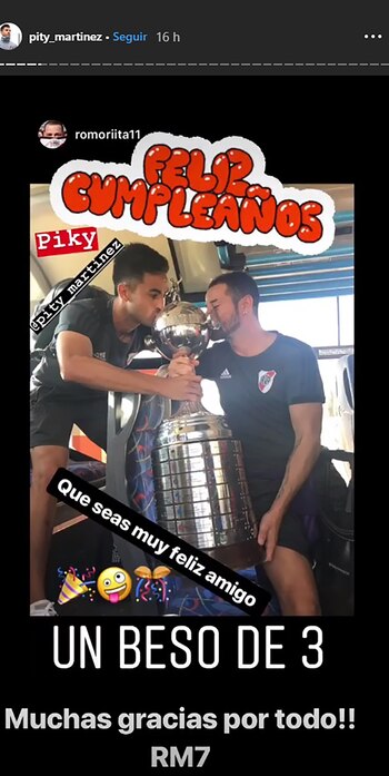 Rodrigo Mora también saludó al