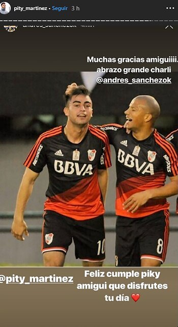 Un ex River, Carlos Sánchez,