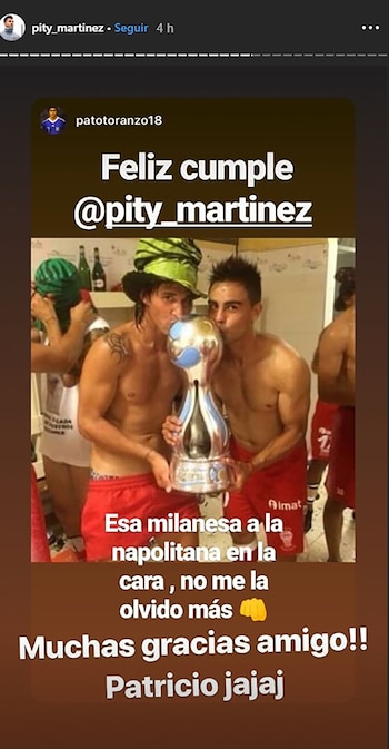 Patricio Toranzo, compañero suyo en