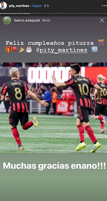 Ezequiel Barco, compañero actual en