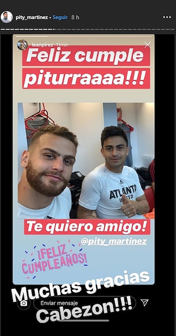 Leandro González Pirez, compañero suyo