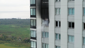 Imágenes del drone de Infobae