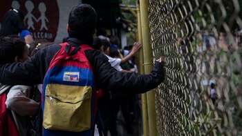 Alumnos de una escuela de