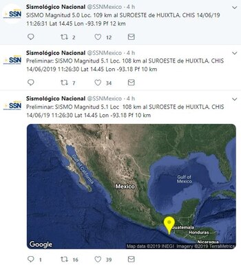 De acuerdo al organismo operado