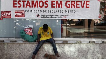 Durante la huelga general se