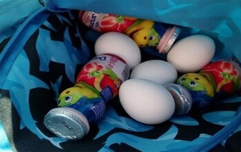 La hermana mayor del menor