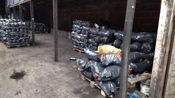 Parte del carbón que la