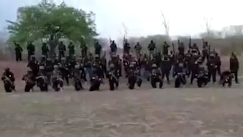 Supuestos miembros del CJNG (Foto: