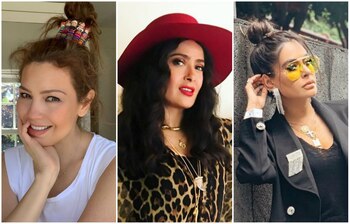 Thalía, Salma y Galilea hicieron