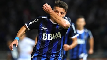 Sebastián Palacios festeja uno de