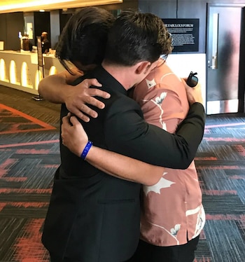 Hicieron las paces luego de