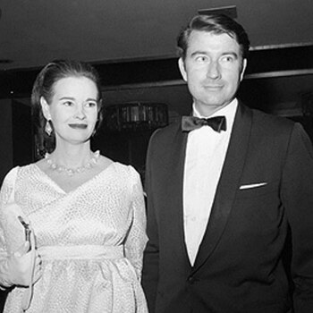 Con Wyatt Cooper, fallecido en