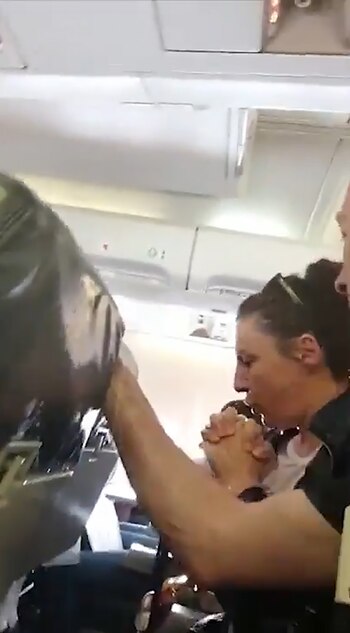 Los viajeros no pudieron evitar