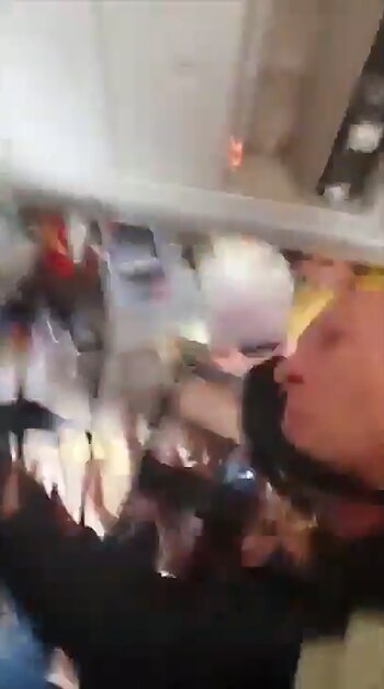 Según los testigos, 10 pasajeros