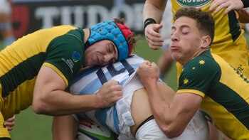 Los M20 de Argentina opusieron amor propio, pero sumcumbieron ante los “Baby Wallabies” (Foto: @lospumitasarg)