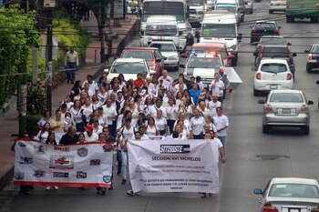 CUERNAVACA, MORELOS, 28MAYO2019.-Trabajadores del Instituto