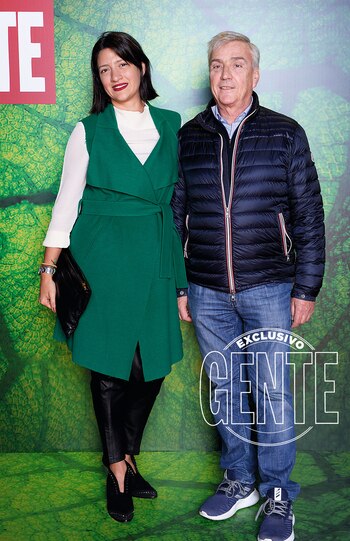 Álvaro González, Diputado Nacional por CABA y Vicepresidente del Bloque PRO, junto a su pareja, Manuela Linari.