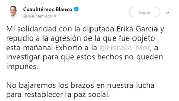 El gobernador de Morelos condenó