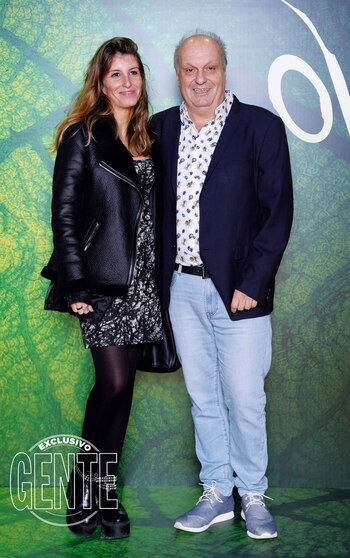 El titular del Sistema Federal de Medios y Contenidos Públicos, Hernán Lombardi, y su hija mayor, Valentina.
