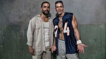 David Chocarro con Ignacio Serricchio,