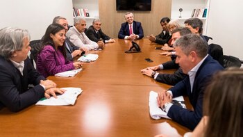 Los legisladores visitaron a Alberto