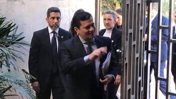 Sergio Moro al llegar al
