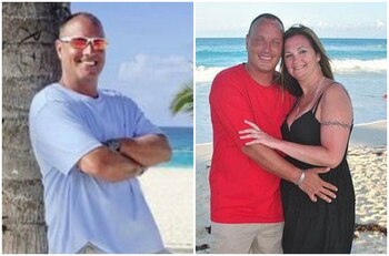 La pareja viajó a República