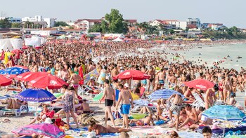 La visita de los turistas