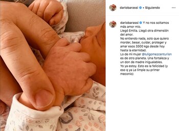 El posteo del actor junto