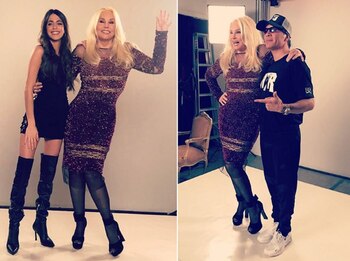 Susana Giménez junto a Tini