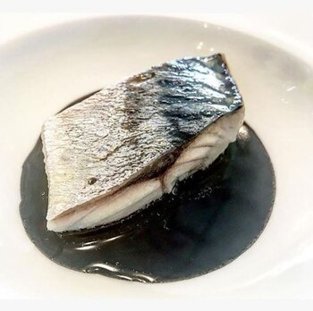 Verdel en salazón con salsa