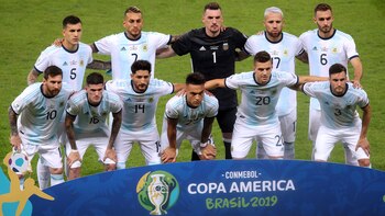 El equipo argentino en la