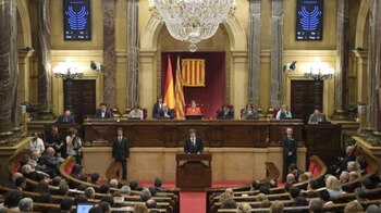 El parlamento catalán (Foto: AFP)