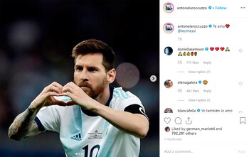 El mensaje de Anto Rocuzzo