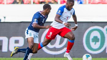 La selección de Haití se