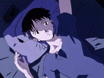 Shinji el introvertido protagonista