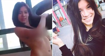 La mujer identificada como Viktoria