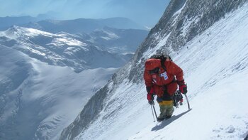 El alpinista colombiano Fernando González