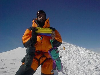 Fernando en la cumbre del